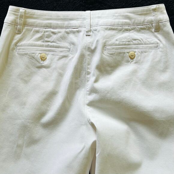 Tommy Bahama Live the Island‎ Life White Ankle Cotton Blend Pant Sz 6 - Picture 5 of 9